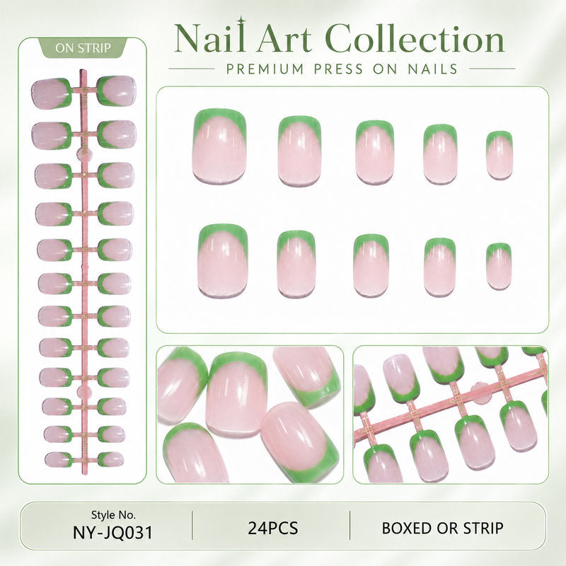 Kunstnagelset mit bunten Farbverläufen Karnz