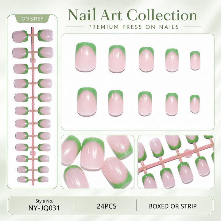 Kunstnagelset mit bunten Farbverläufen Karnz