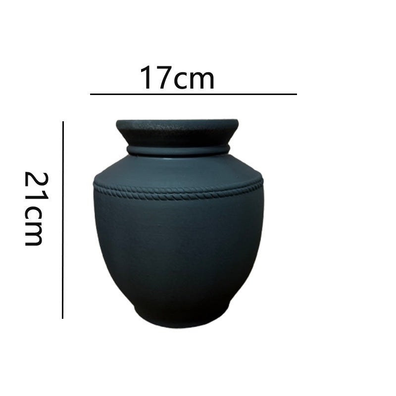 Handgefertigte Tonvase Karnz