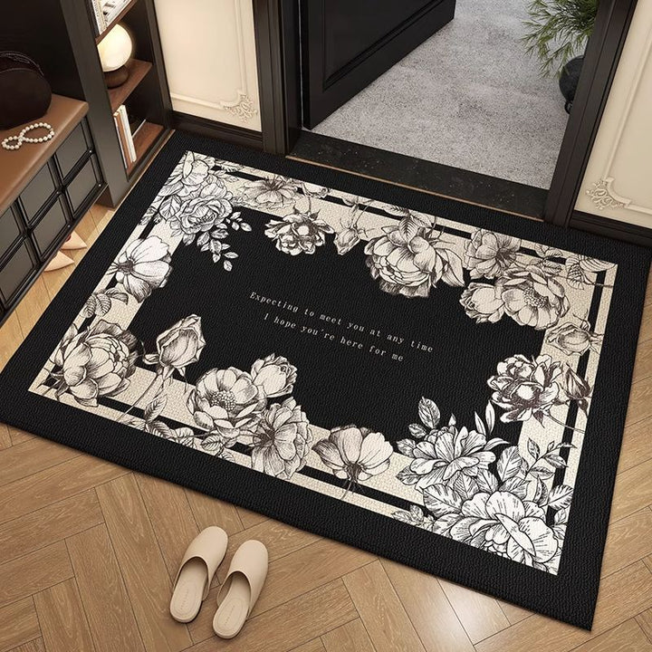 Elegante Floral Eingangmatte