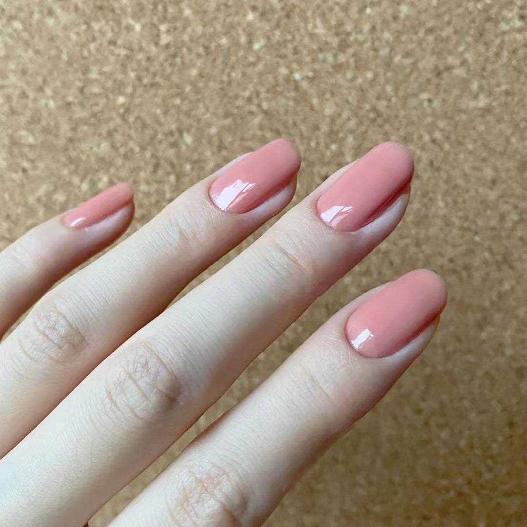 Elegante Glänzende Nagelverlängerungen