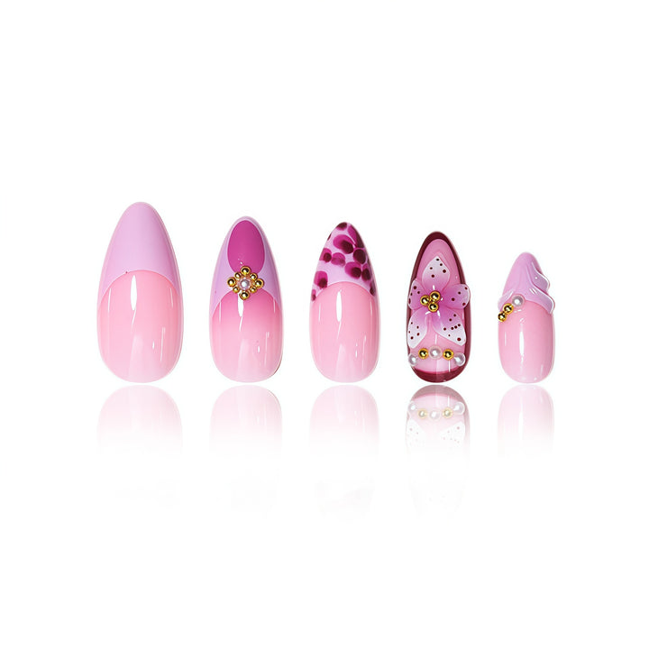 Premium Floral Nail Art Extensions Karnz