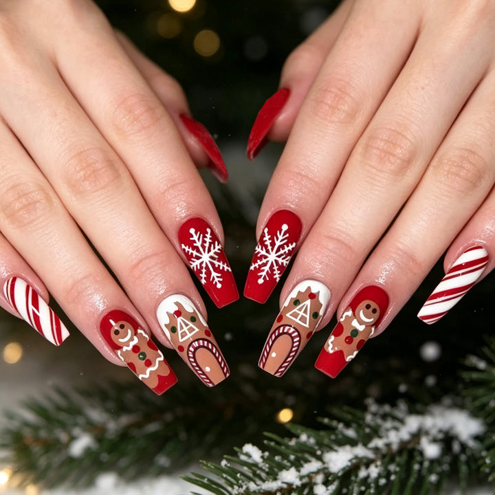 Festliche, Feiertags-Themen Nagelkunst Verbesserungen Karnz
