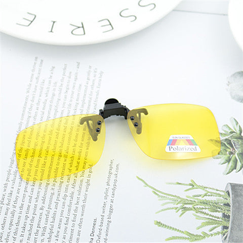Damen Clip-On Sonnenbrille mit polarisierten Gläsern Karnz
