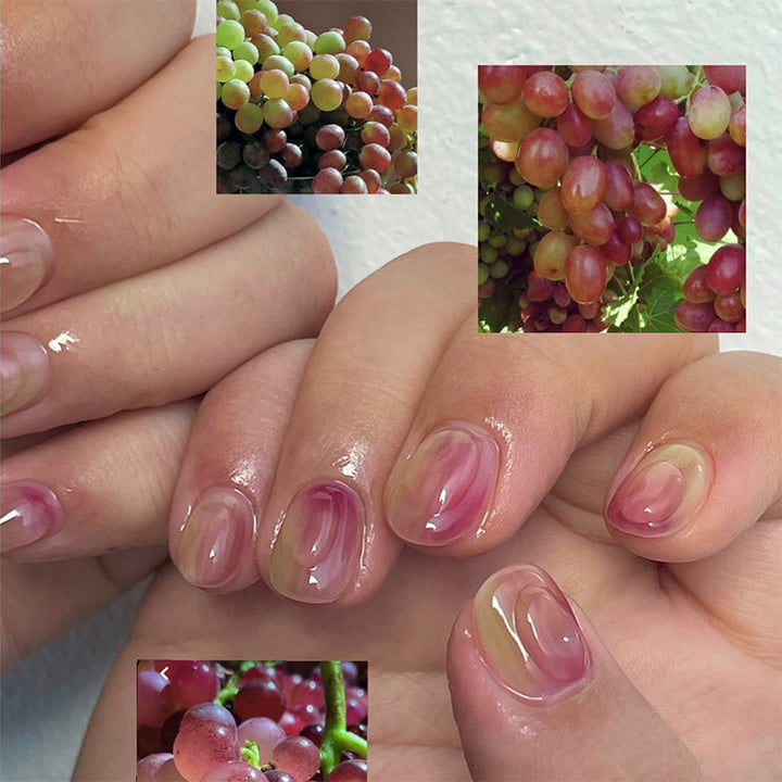 Kunstnagelset mit elegantem Ombre-Design und Hochglanzfinish Karnz