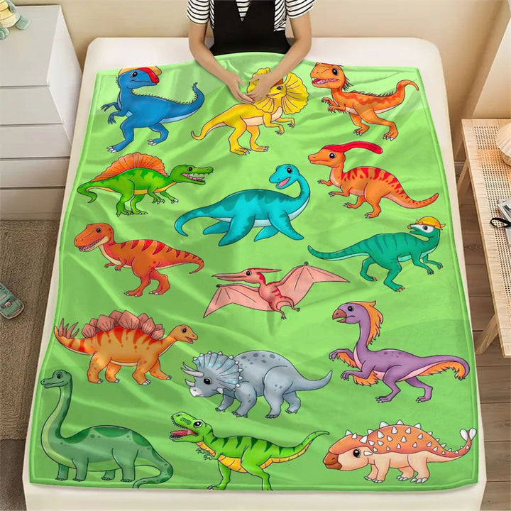 Dinosaur-Themen Plüsch-Wurfdecke