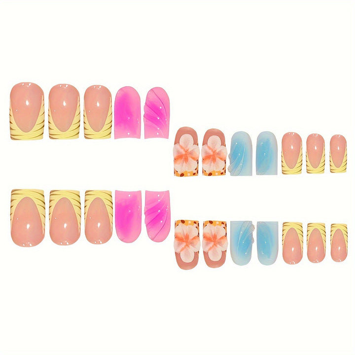 Floral Art Press-On Nails Karnz