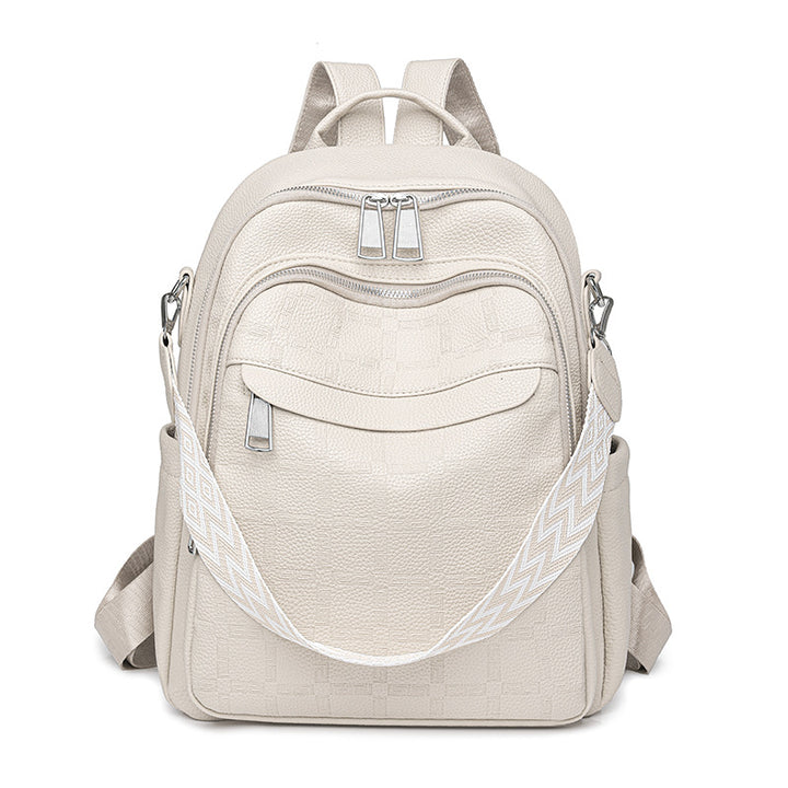 Vielseitiger Texturierter Rucksack mit mehreren Compartts Karnz