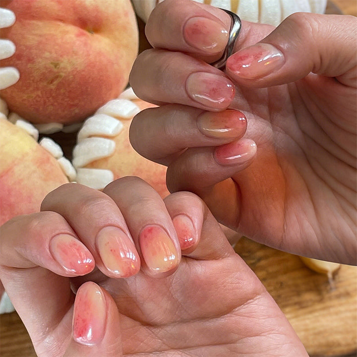 Ombre Acryl Press-On Nagelkunst Set Karnz