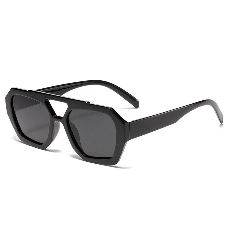 Damen geometrische Sonnenbrille im extravaganten Design Karnz