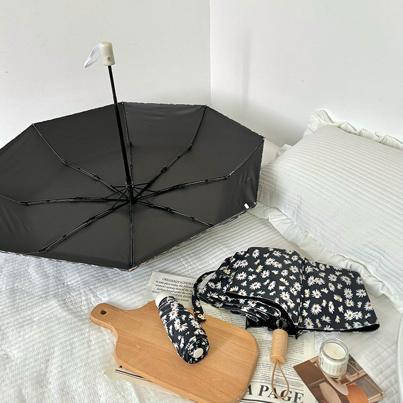 Damen Faltbare Einkaufstasche mit charmantem Blumendesign Karnz