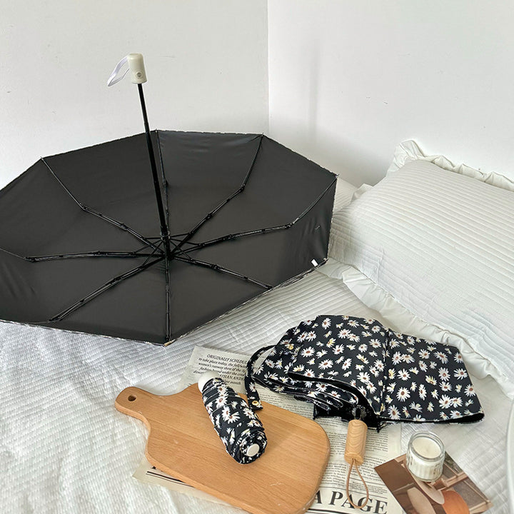 Damen Faltbare Einkaufstasche mit charmantem Blumendesign Karnz