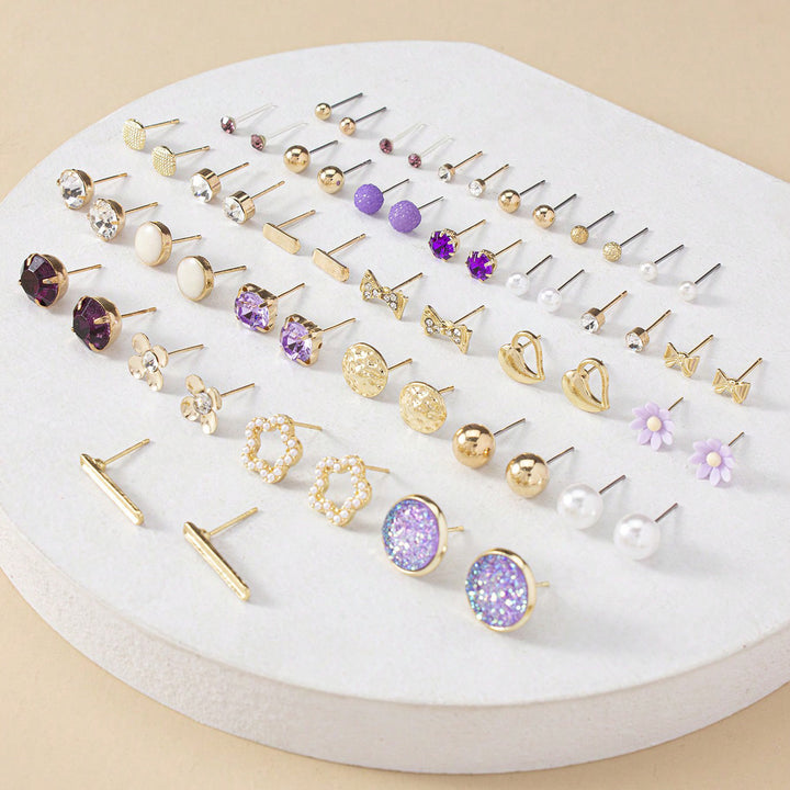 Ohrring-Set mit Vielfältigen Motiven Karnz