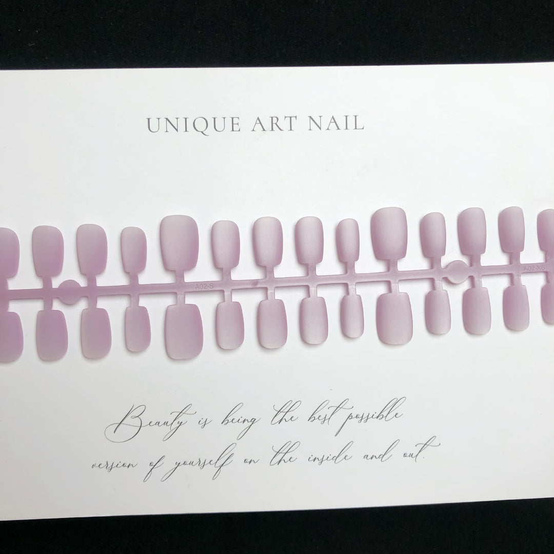 Matte Press-On Nail Art Kollektion