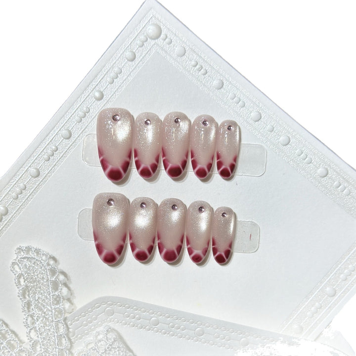 Elegante Gel Press-On Nagel Set Karnz