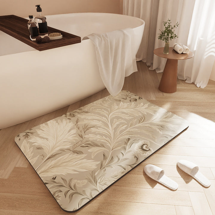 Stylische rutschfeste Badematte