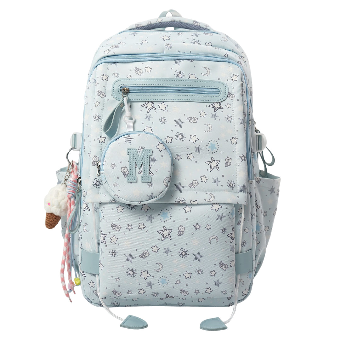 Verspielt Stern-Muster Rucksack