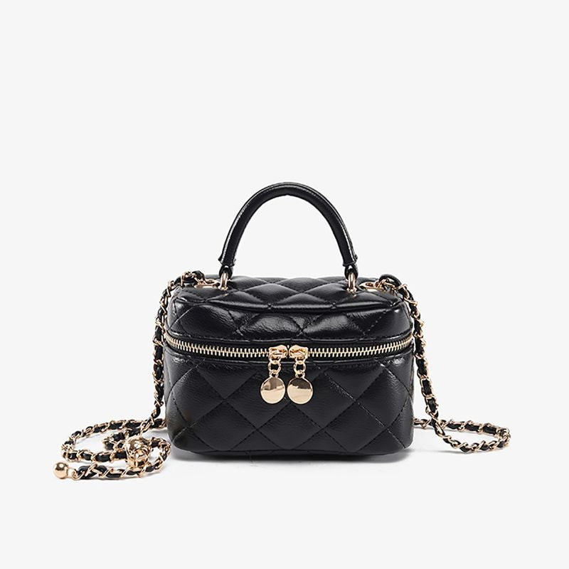 Gepolsterte Mini Kettenhandtasche Karnz