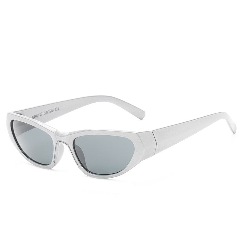 Damen stylische geometrische Sonnenbrille im modernen Design Karnz
