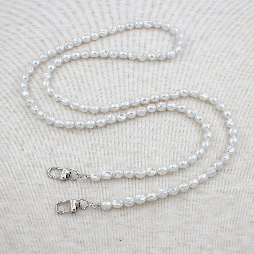Elegante Perlen Brillen Kette Karnz