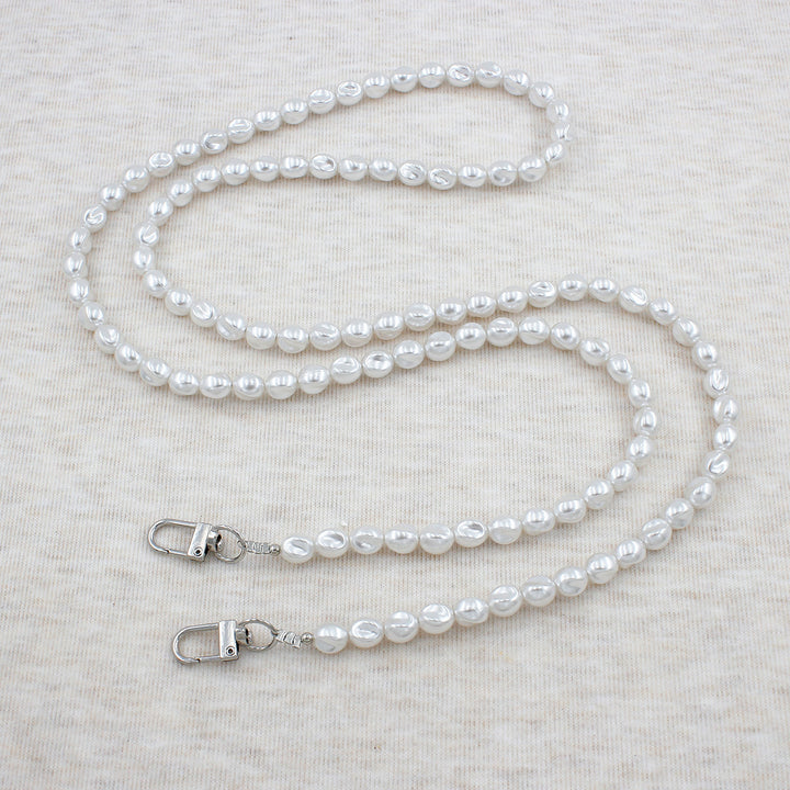 Elegante Perlen Brillen Kette Karnz