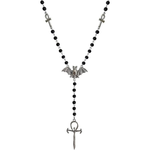 Gothic Fledermaus-inspiriertes Anhänger-Neklace Karnz