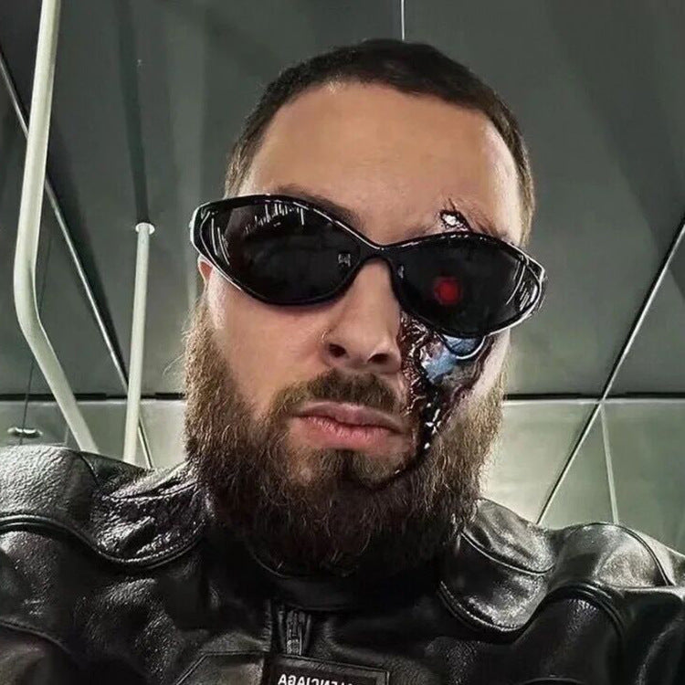 Damen sportliche Sonnenbrille mit aerodynamischer Form und UV-Schutz Karnz