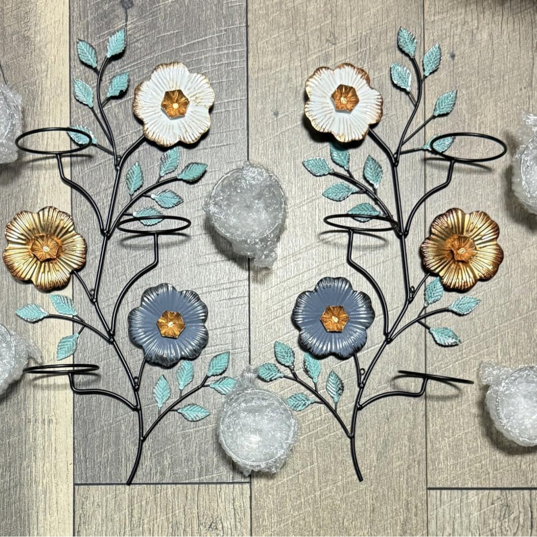 Florale Wanddekoration Karnz