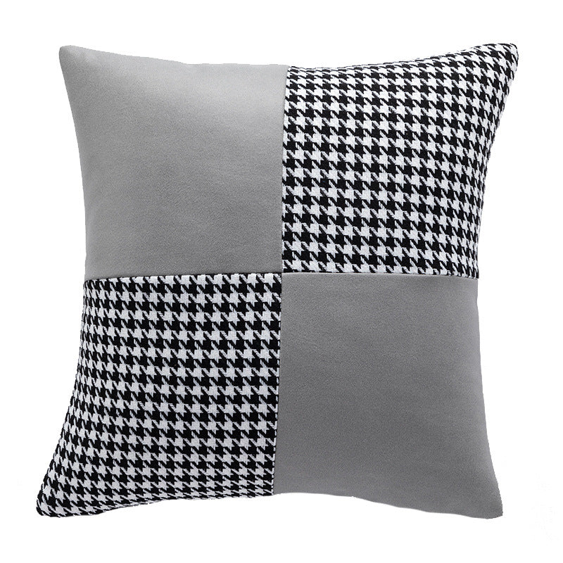Zeitgenössisches Patchwork Akzentkissen