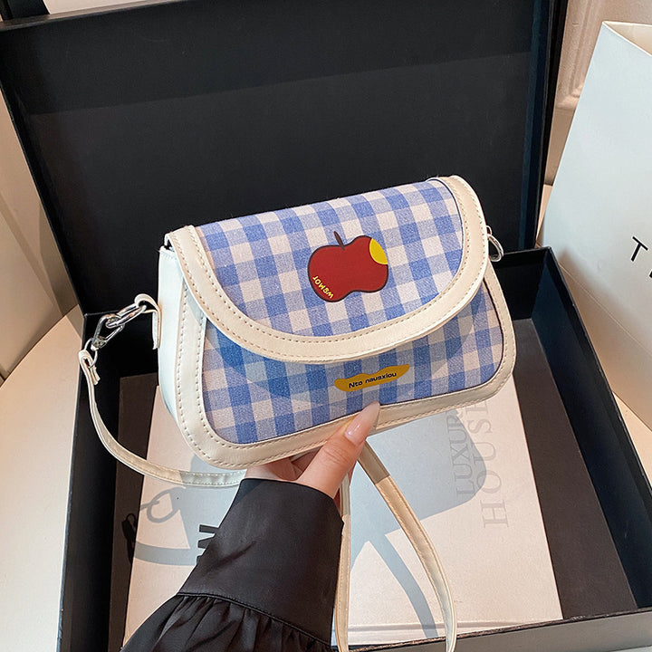 Verspielt Karomuster Handtasche Karnz