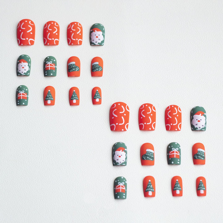 Festliche Winter Themen Nagelkunst
