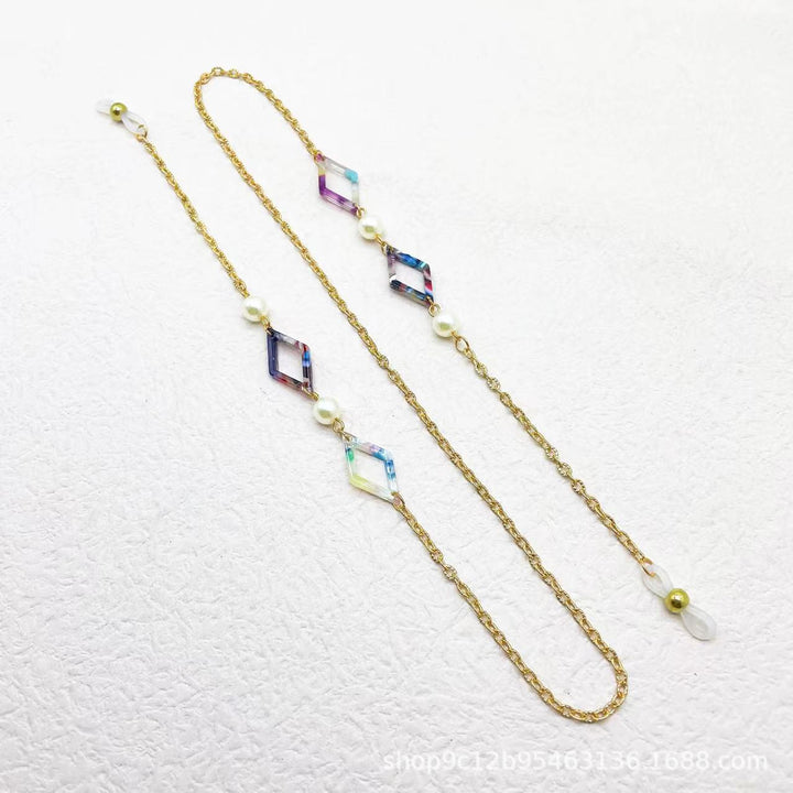 Elegante geometrische Halskette Karnz