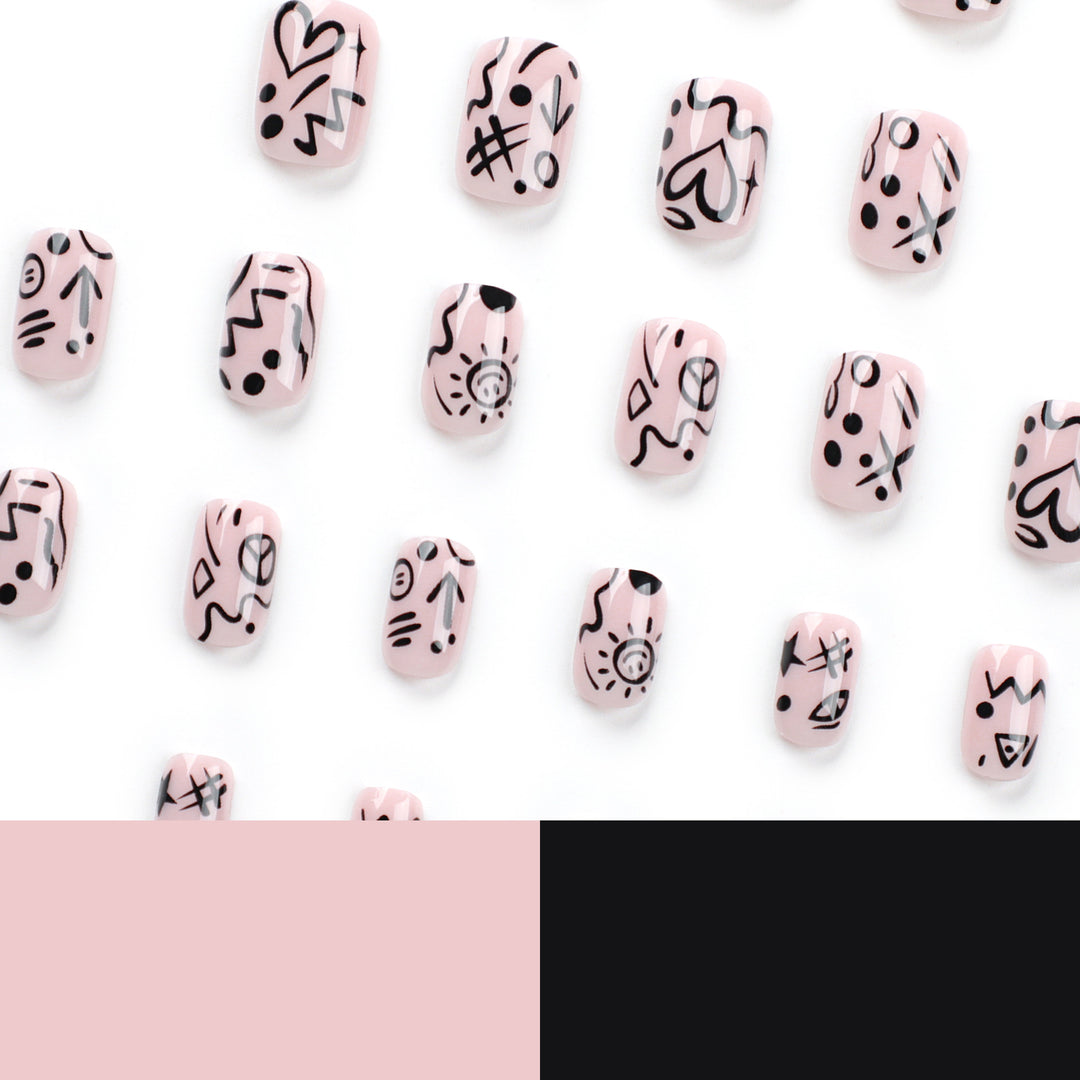 Kreative Nagelkunst mit modernem Designs Karnz