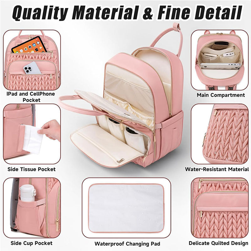 Eleganter und Geräumiger Rucksack mit Strukturiertem Design Karnz