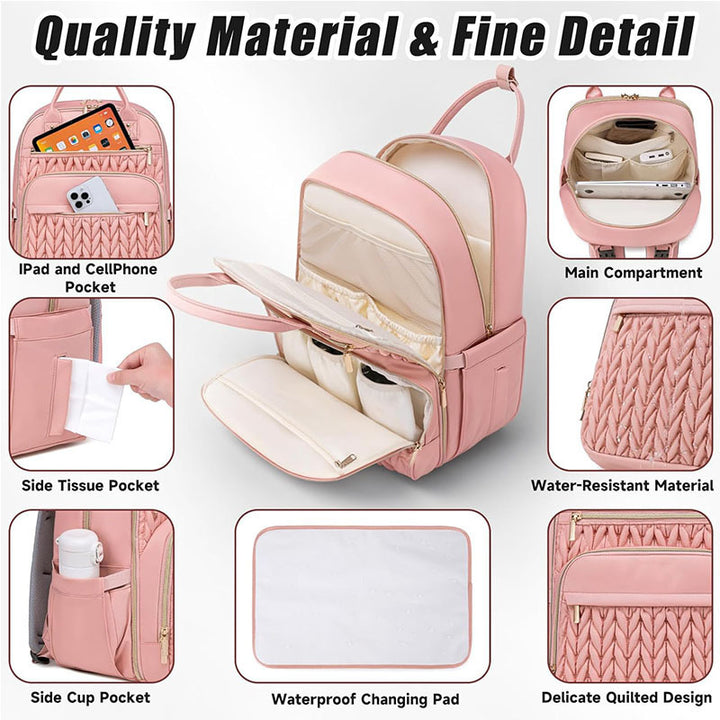 Eleganter und Geräumiger Rucksack mit Strukturiertem Design Karnz