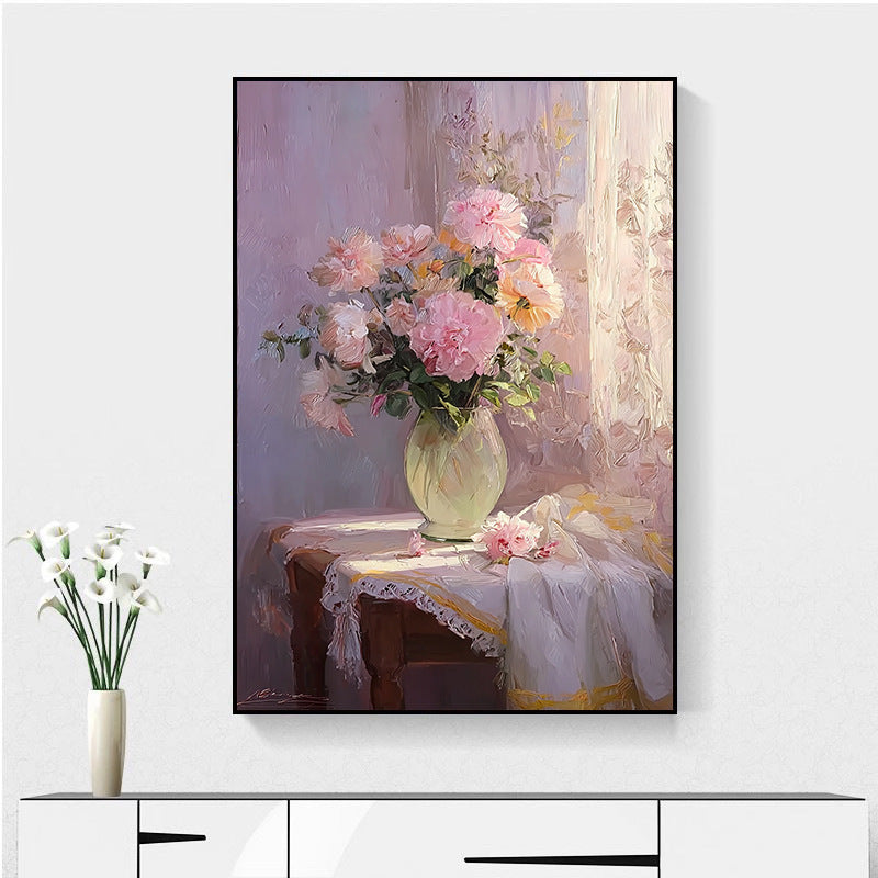 Künstlerische florale Leinwand Wandkunst
