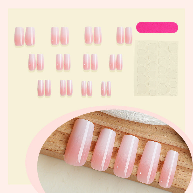 Nagelset mit elegantem Ombre Design und hochwertigen Klebefolien Karnz