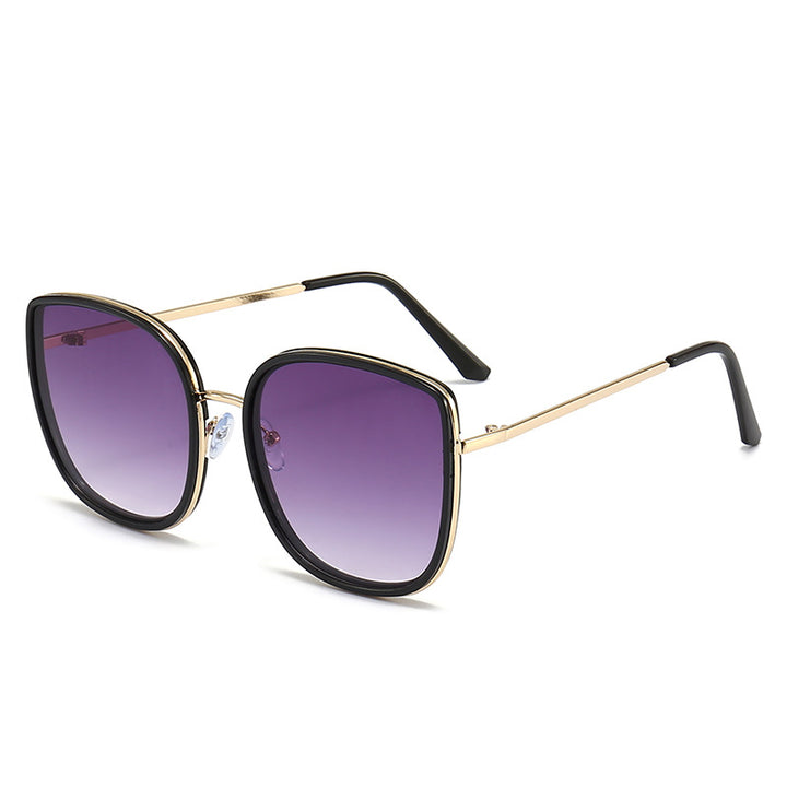 Designer Übergroße Quadratische Sonnenbrille