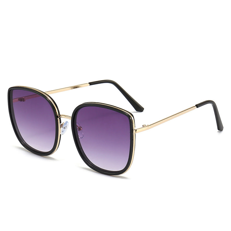 Oversized Geometrischer Rahmen Sonnenbrillen