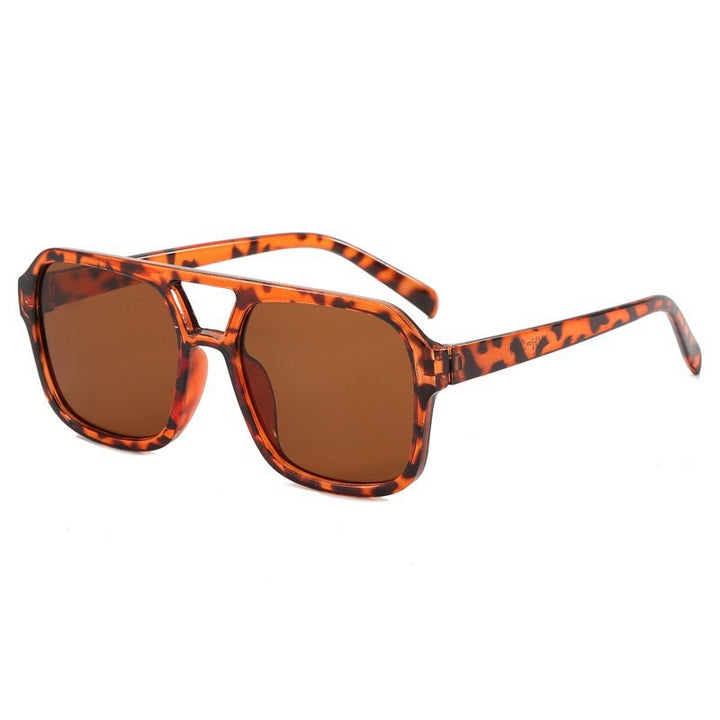Klare Linse Quadratrahmen Sonnenbrille Karnz