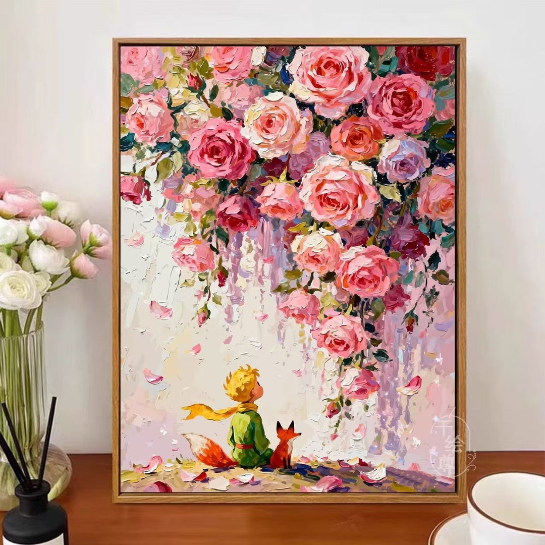 Verspielt Blumen Wandkunst Karnz