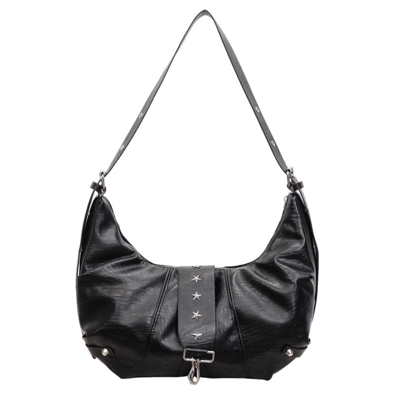 WoChic Leder Hobo Tasche Karnz