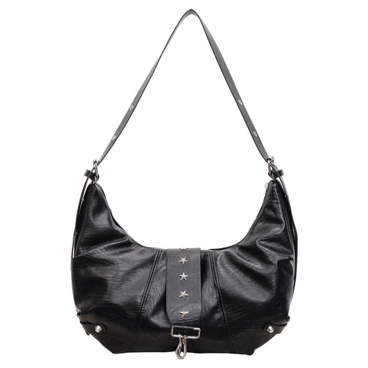 WoChic Leder Hobo Tasche Karnz