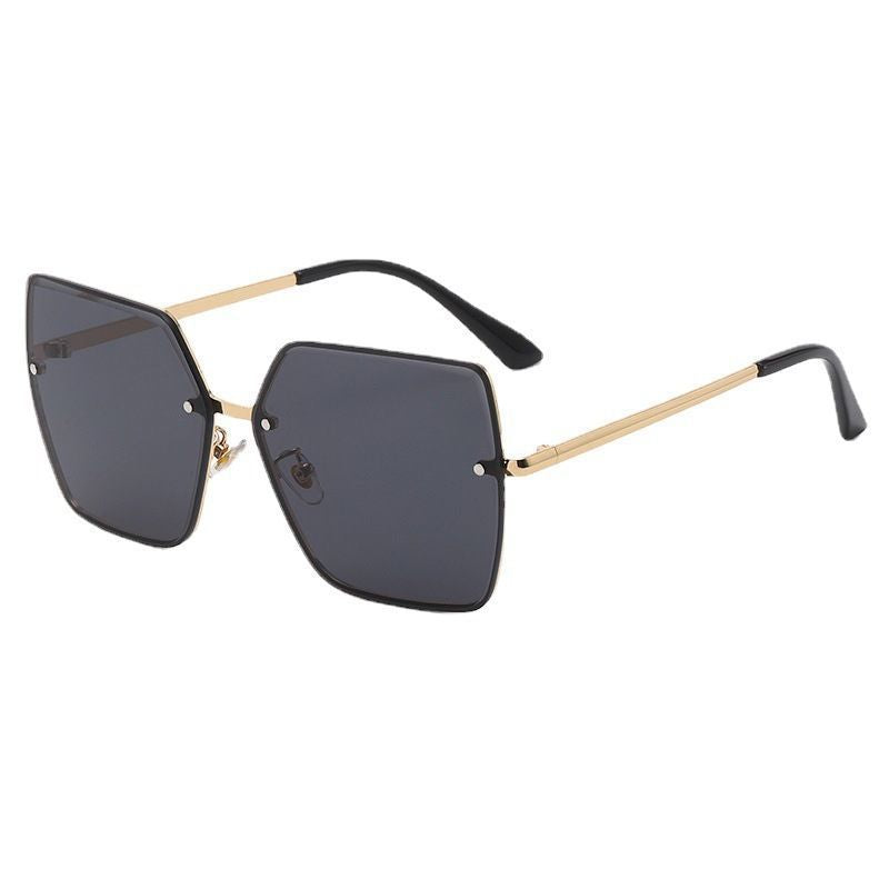 Damen modische quadratische Sonnenbrille mit polarisierenden Gläsern Karnz