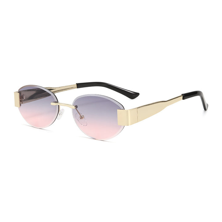 Damen glamouröse Sonnenbrille mit klarem, elegantem Rahmen und schützendem UV-Filter Karnz