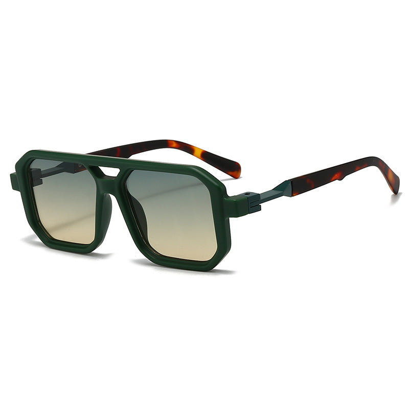 Damen stilvolle oversized Sonnenbrille mit geometrischem Rahmen Karnz