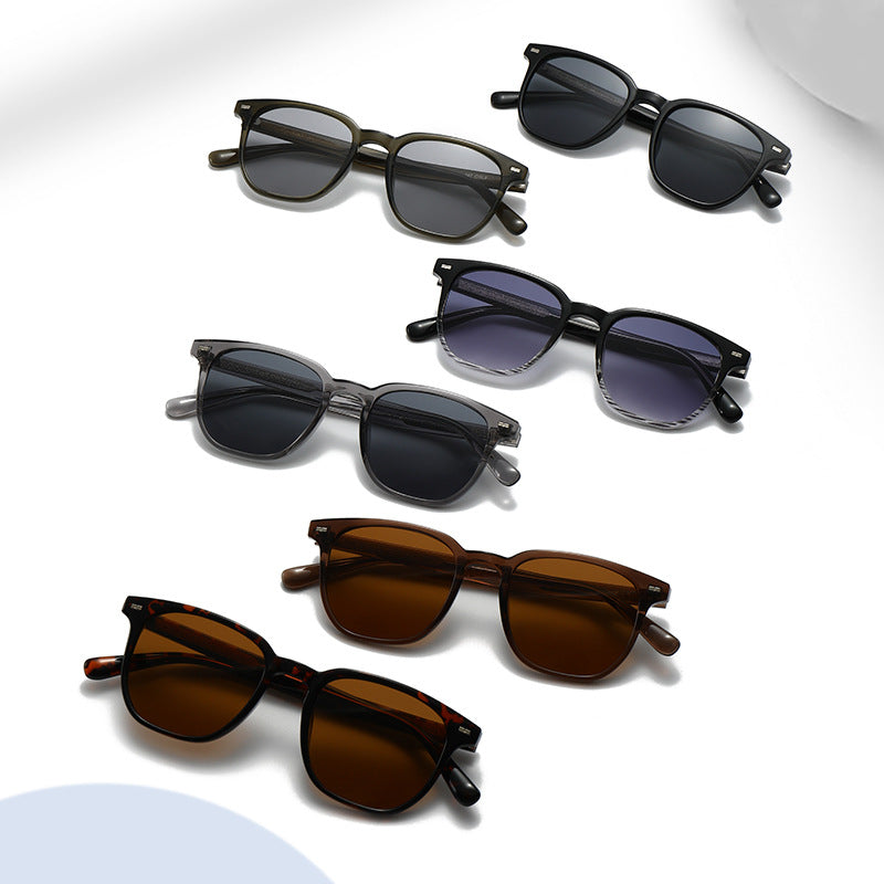 Damen modische Sonnenbrille mit trendigem Farbverlauf Karnz