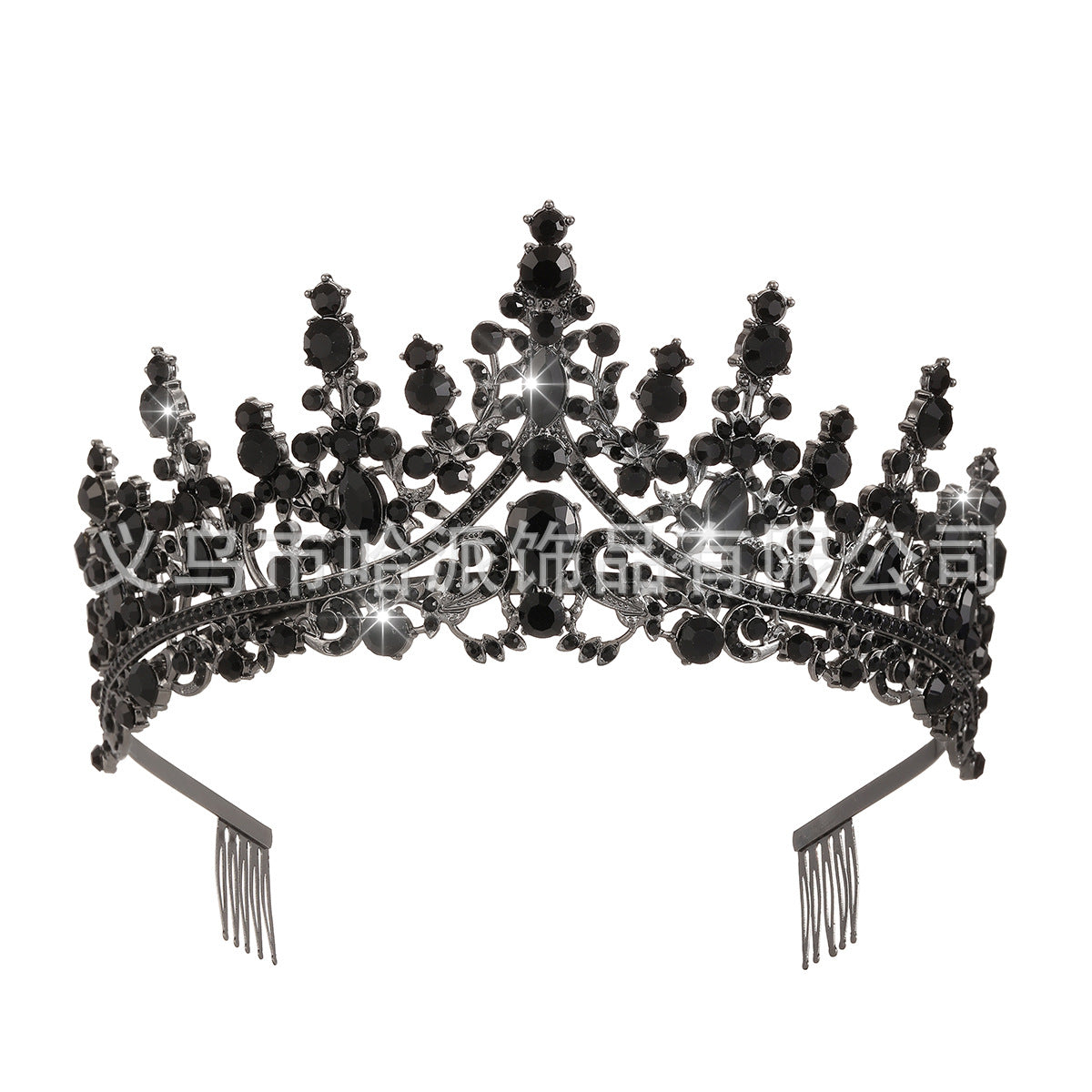 Damen Strass Tiara mit funkelnden Edelsteinen Karnz