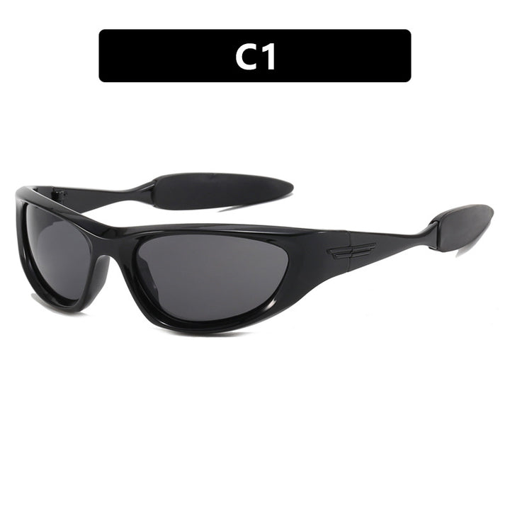 Damen sportliche Sonnenbrille mit rutschfestem Design Karnz