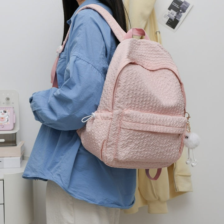 Strukturierter gesteppten Rucksack